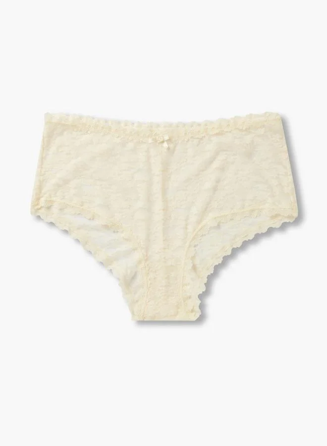 سبلاش فيڤ Full Briefs High Waist with Bow Accent